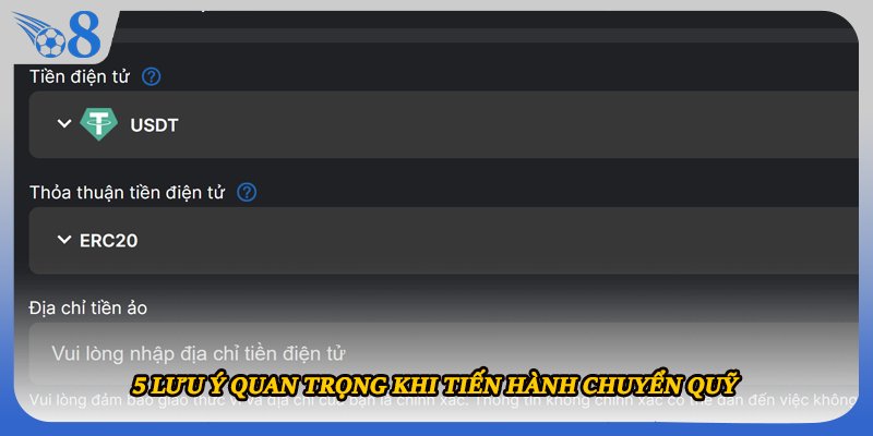 5 lưu ý quan trọng khi tiến hành chuyển quỹ
