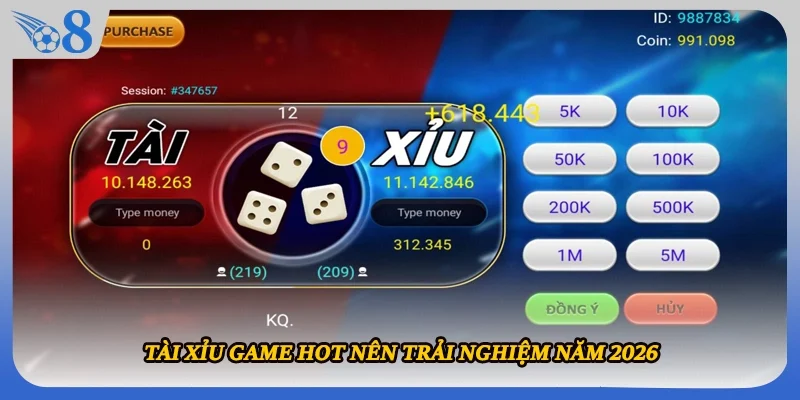 Tài xỉu game hot nên trải nghiệm năm 2026